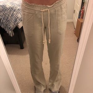 Roxy “Oceanside” Linen Pants